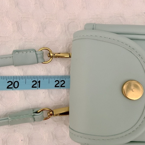 Anthropologie Mini Crossbody Soft Mint/Seafoam/Celadon Green - Picture 8 of 12
